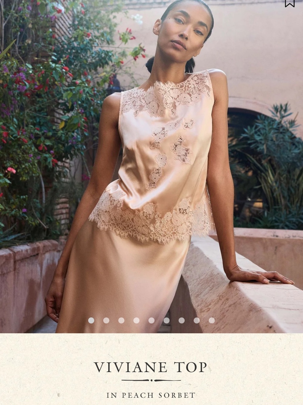 Doen VIVIANE TOP -- PEACH SORBET - Picture 5 of 5
